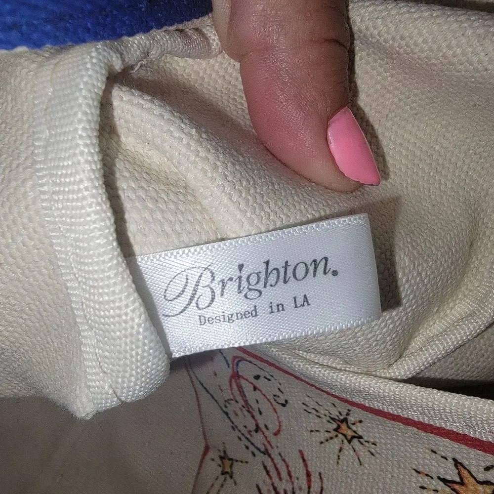 BRIGHTON Red White And You Mini Tote PURSE
